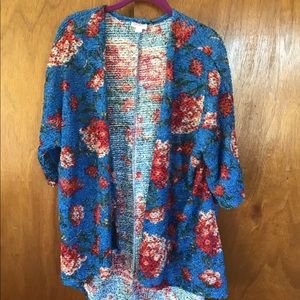 Lularoe Lindsey Fuzzy Cardigan